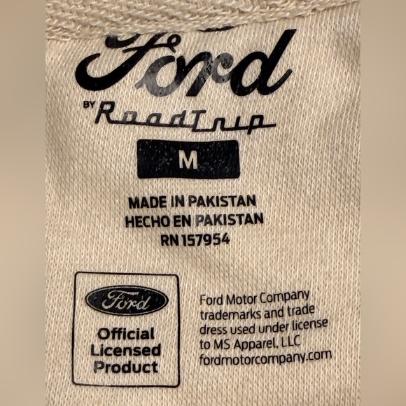 Ford Cream Sweatshirt with BrightRed Bronco - Picture 4 of 4